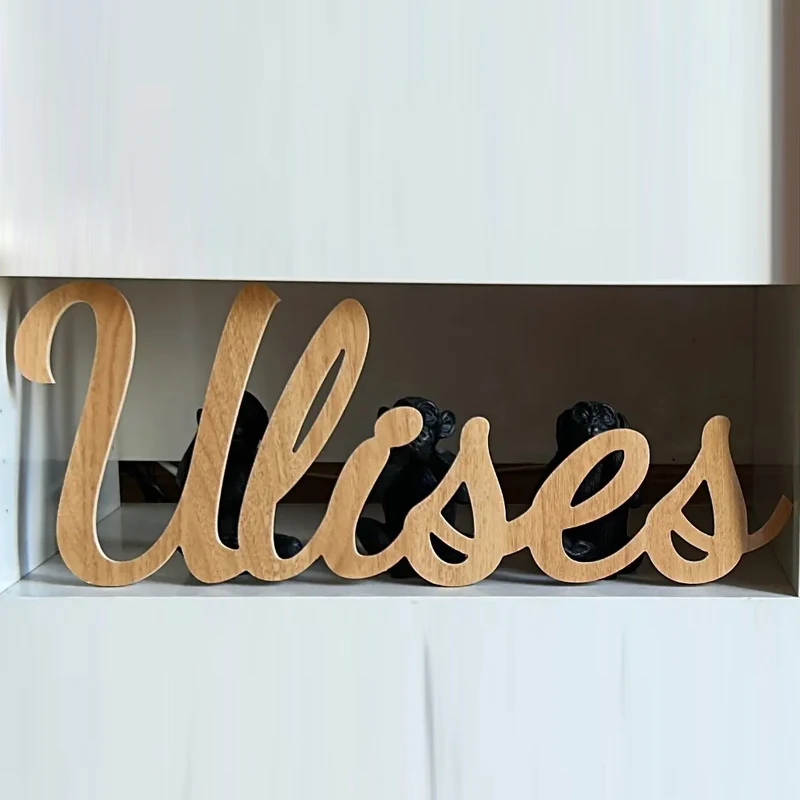 Custom Name Sign Personalized Wooden Name Sign for Nursery Wall Decor Wood Letters Baby Nursery Name Sign