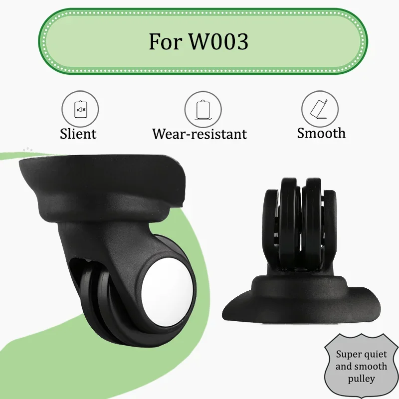 

For W003 [Silent] Suitcase Replacement Wheels - Smooth Rolling - Universal Fit - Quick Suitcase Repair