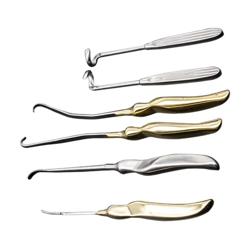 

Rhinoplasty Instrument Rib Cartilage Stripper Pull Hook Stripper Left and Right Shovel Type Stainless Steel 6 Types Choices