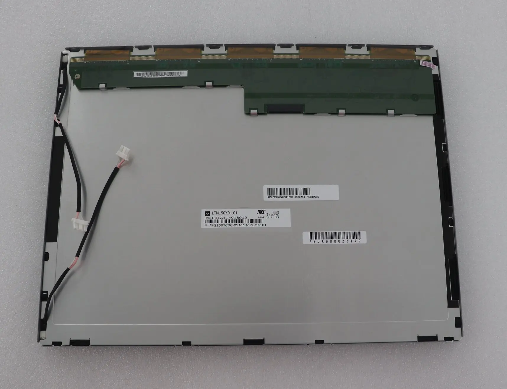 LTM150X0-L01 15.0 polegadas 1024*768 TFT-LCD módulo de exibição do painel de tela transporte rápido