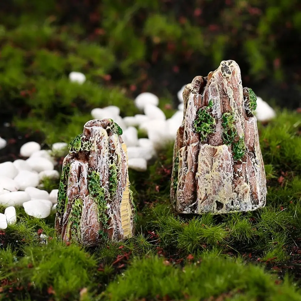 Micro-landscap Simulated Fake Mountain DIY Simulated Resin Rockery Ornaments Resin Bonsai Stone Micro-landscape Sand Table