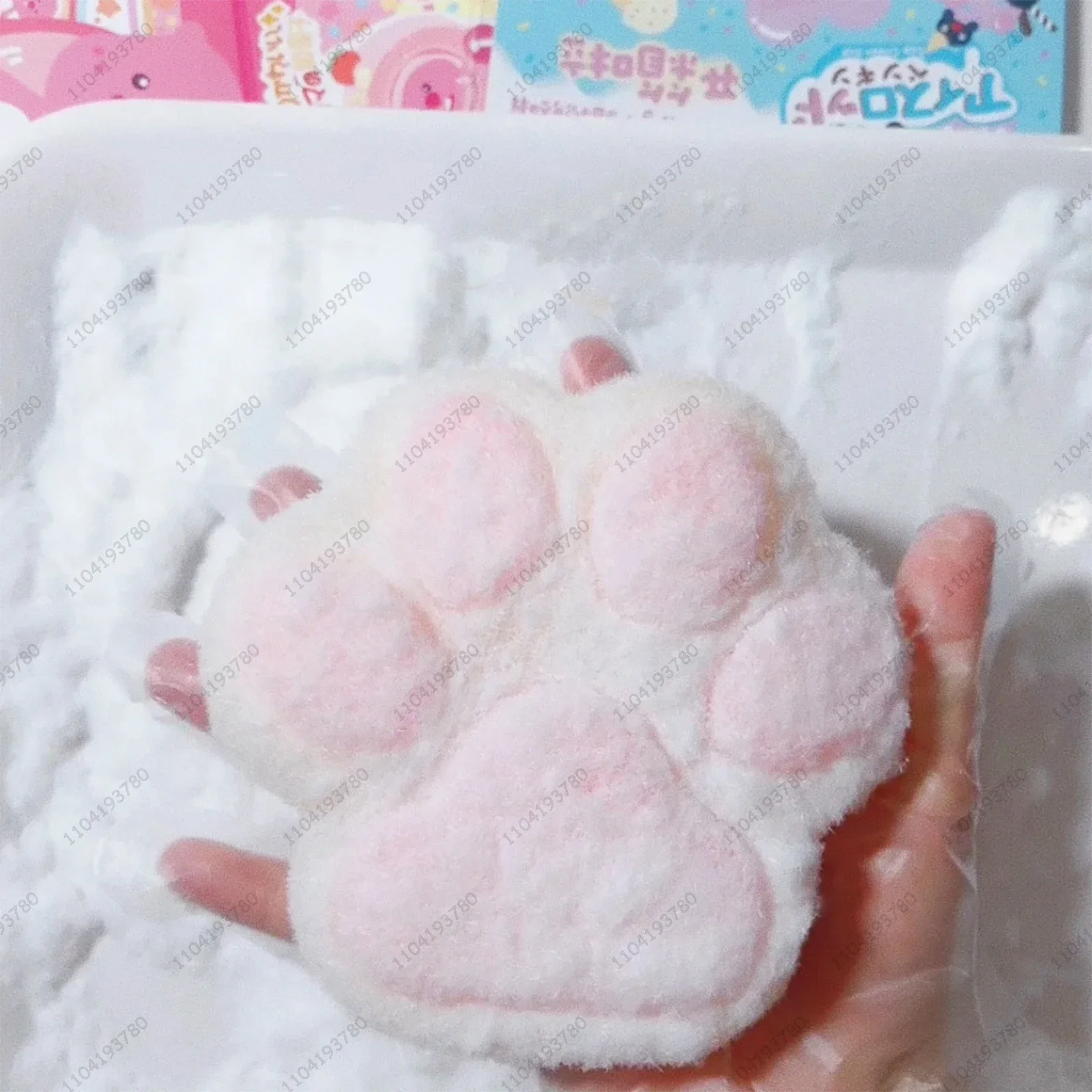 Big Cat Paw 0.4kg Taba Squishy Silicone Fuzzy Cat Foot Squishy Marshmallow Cat Paw Squeeze Toy Anti Stress Release Hand Relax