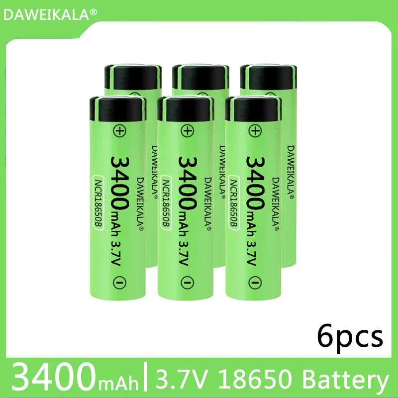 100% oryginalna bateria 18650 3,7 V 3400 mAh akumulator litowy do wentylatora latarki potężna latarka akumulator komputerowy