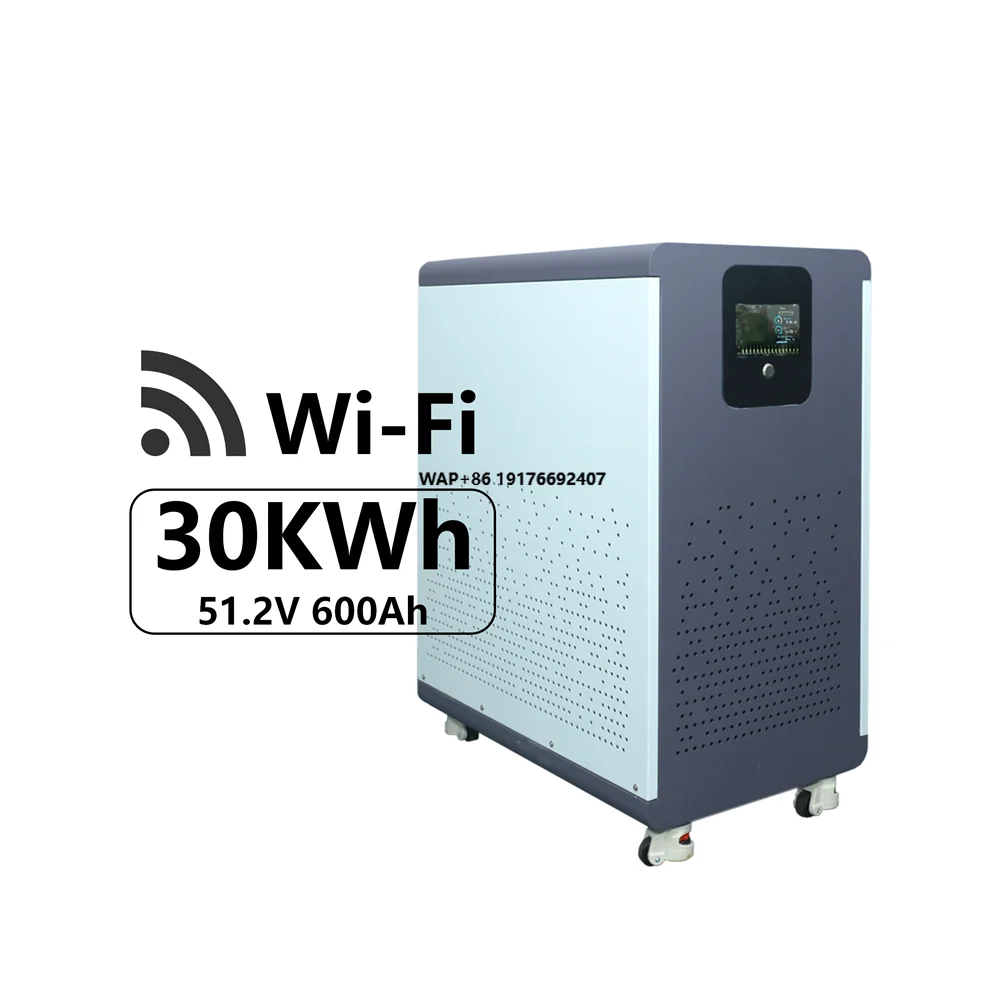 Standing 30Kwh Lithium Battery 48V 280Ah 304Ah 51.2V 200AH 300AH 600AH Battery Pack 30KW Home Power Supply Solar LifePO4 Battery
