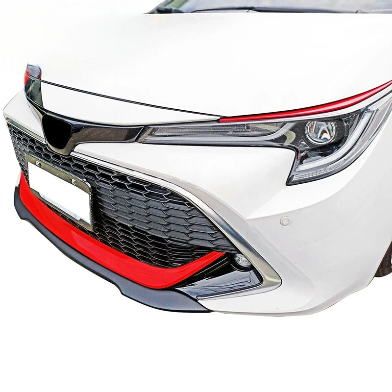 

High Quality Front Bumper Lip Chin Spoiler Exterior Accessories E210 2019-2022 5Dr Hatchback