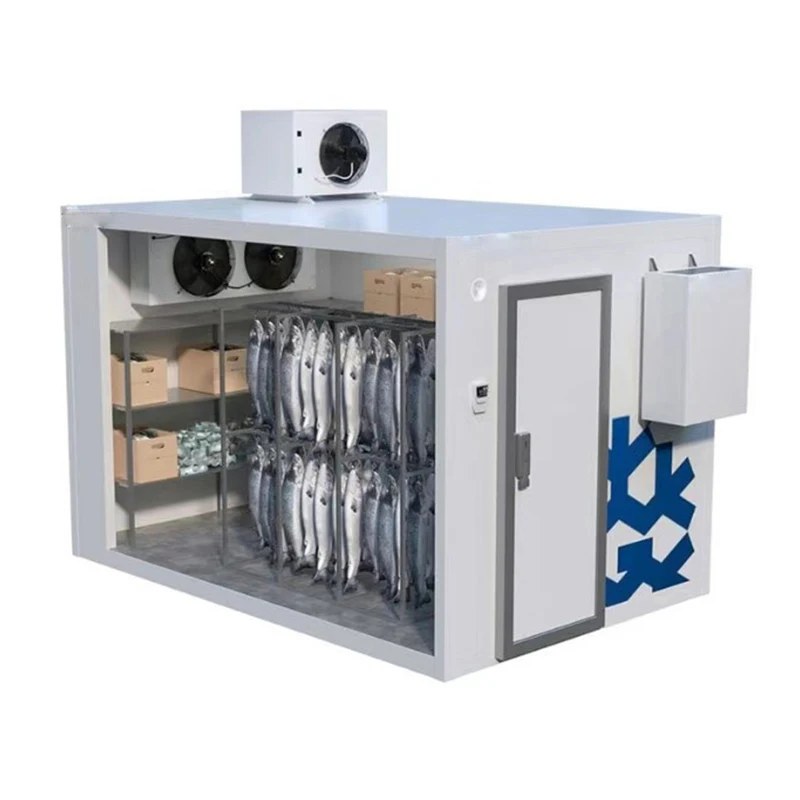 Temperature Controlled Meat Cold Room Walk in Cooler for Fresh Meat Aging and Frozen Meat Storage Custom