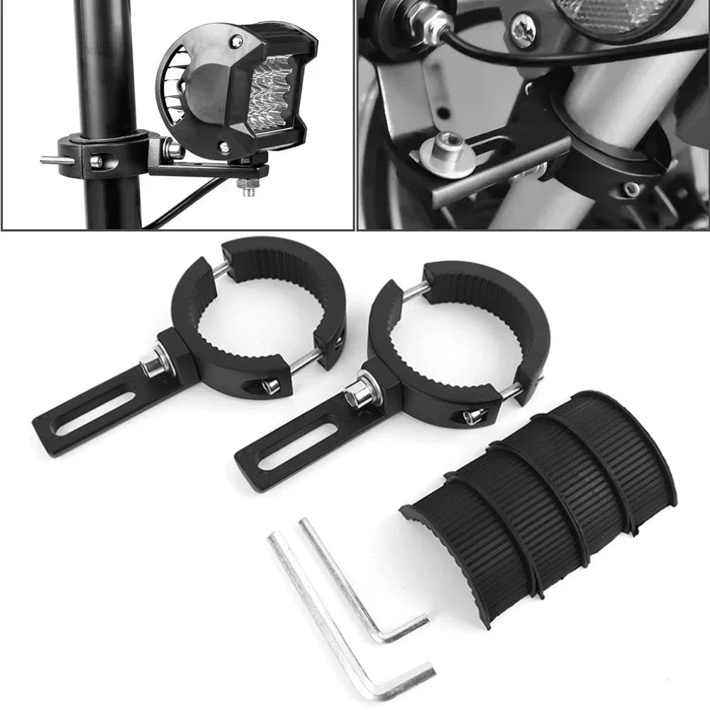 

Motorcycle Spotlight Shock Absorber Bracket Electric Scooter Bumper Tube Bracket Easy Installation Motorcycle Parts