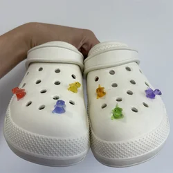 6 pezzi lucertola a luminescenza accessori per scarpe fai da te scarpe per bambini fredde ciondoli per zoccoli sandali Natale, regalo di compleanno bomboniere