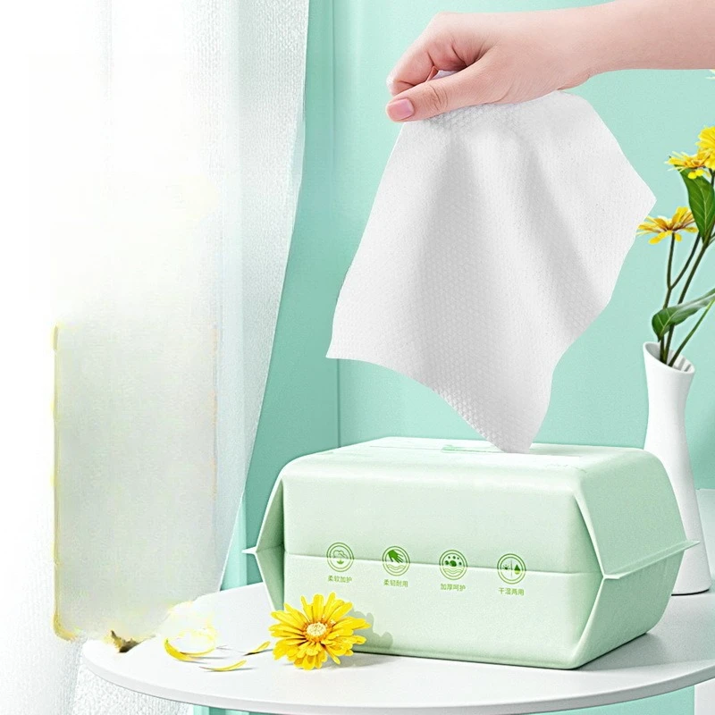 Soft Towels, Disposable Face Towels, Makeup Remover Towels, Thickened Wet and Dry Use, Special for Babies' Hands and Mouths
