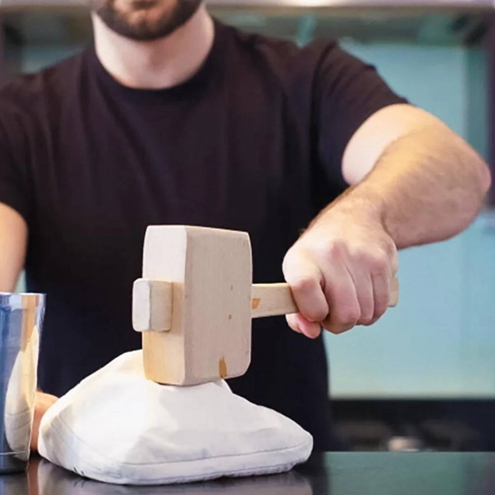 

3 Pcs Broken Ice Mat Set Dried Bag Cocktail Clip Crushing Cotton Crushed Kitchen Accessory Tool