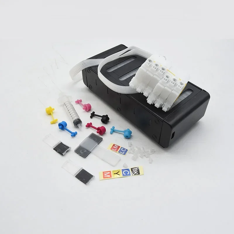 1X Grade A 6 Colors Continuous Ink Supply System for Epson L800 L801 L805 L810 L850 L1800 L1300 CISS