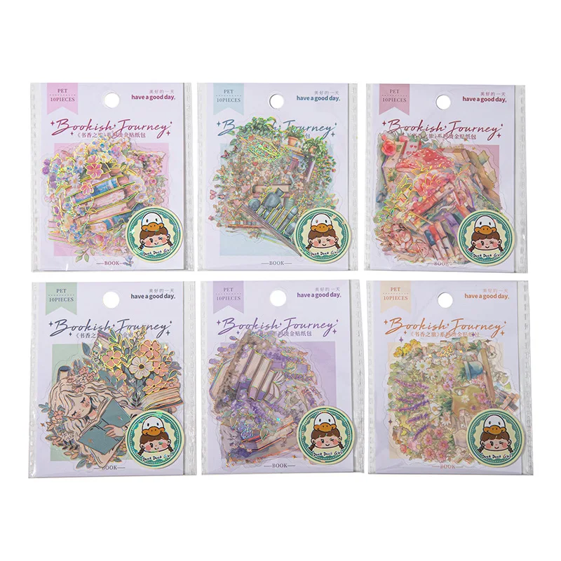 24-set-di-adesivi-di-cancelleria-kawaii-bookish-journey-album-di-scrapbooking-artigianale-fai-da-te-diario-spazzatura-diario-felice