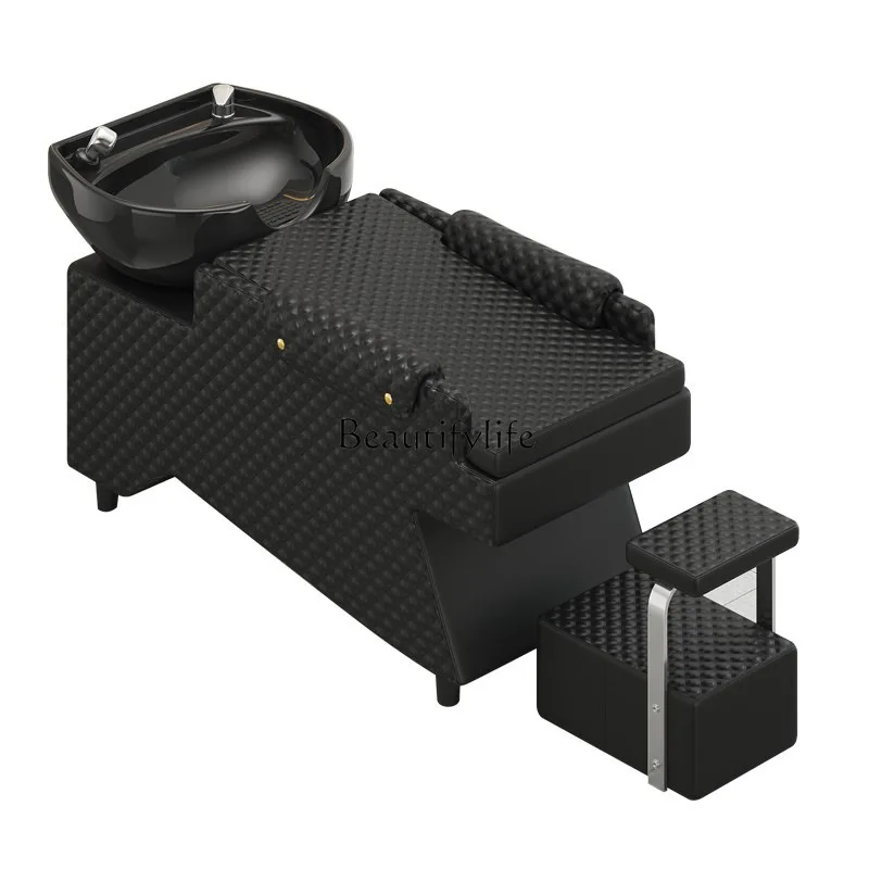 

Shampoo bed Classic pattern full lying shampoo bed with foot pedal