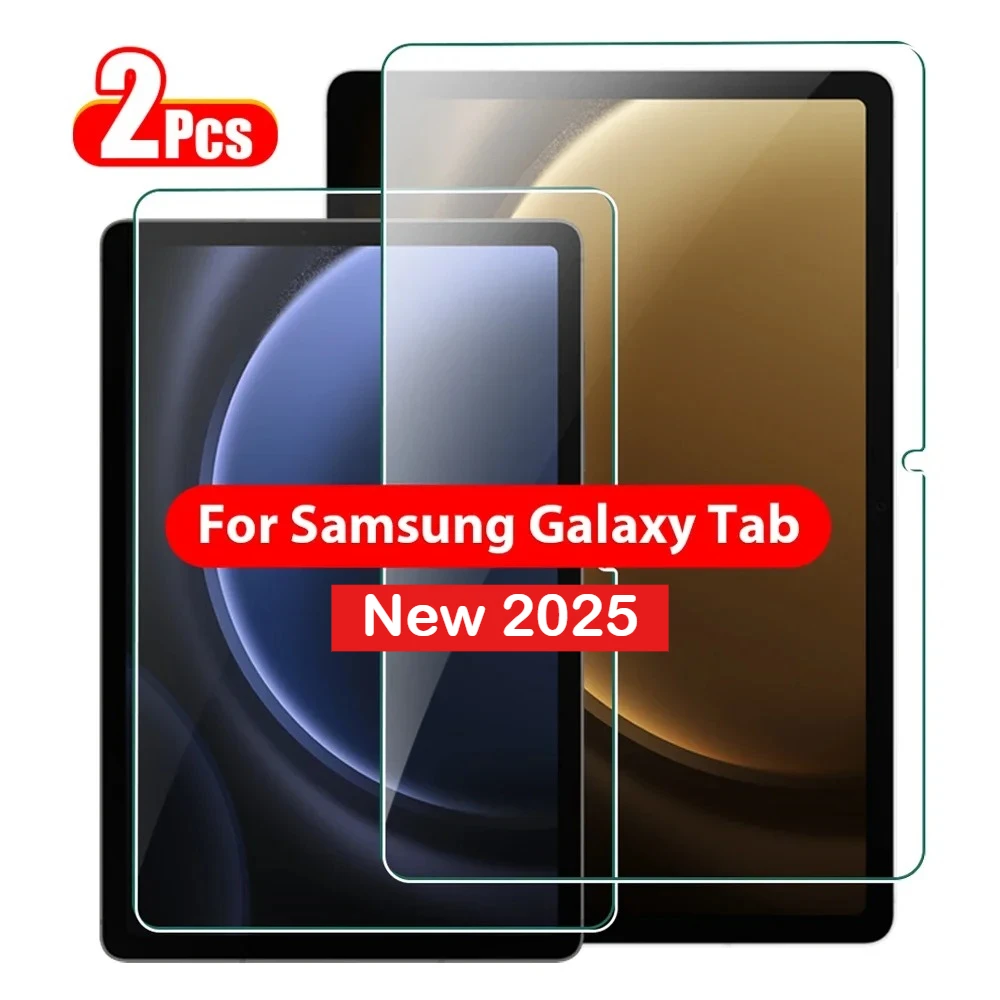 

Защитное стекло из закаленного стекла 9H HD для Samsung Galaxy Tab S11 S10 Lite Fe Plus S9 Plus S7 S6 Lite A11 A9 Plus A8 A7 Пленка для экрана