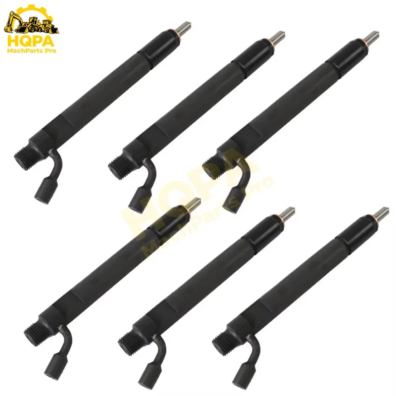 6pc 3283160 C3283160 Fuel Injectors For CUMMINS C8.3L 6C 6CT 6CTA 6CTAA Engine Bosch 0432191592 VW 2UO130201B FORD BG2X 9E527 BA