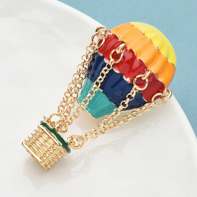 เข็มกลัดรูปบอลลูนเคลือบสีหลากส - Embroidery Bali บทวิจารณ์และราคา