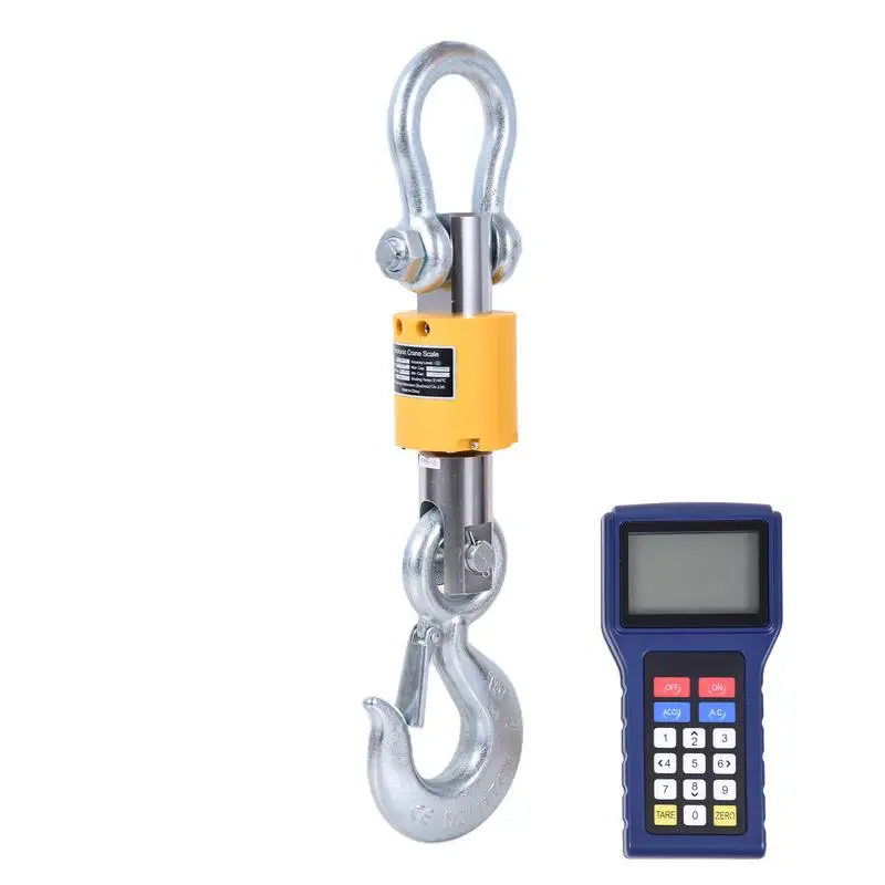 

Crane Scale 10T Electronic Scale With Hook Multifunctional Heavy Duty Scale For Recycling Yard Agricultural Market