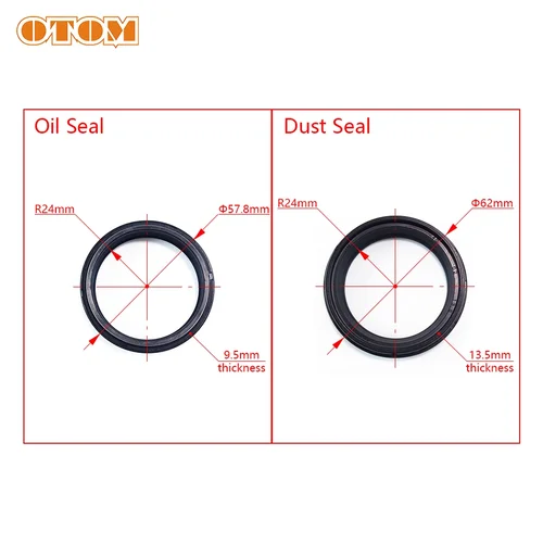 Imagen 2 del producto OTOM-sello de aceite de amortiguador de horquilla delantera para motocicleta, anillo sellado contra el polvo para KTM EXC SXF HUSQVARNA FC TE 125-990, accesorio para Pit Dirt Bike, 48mm