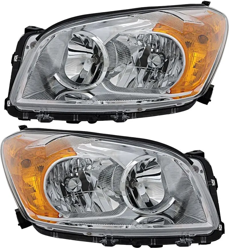 

Headlight Compatible With Toyota Rav4 Base Limited Model 2009 2010 2011 2012 Driver Left And Passenger Right Side Pair Set Headl