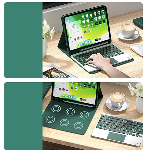 Imagen 2 del producto Para iPad Pro 12,9 pulgadas funda con teclado para iPad Pro 12,9 pulgadas 3. ° 2018 4th 2020 5th 2021 6th 2022