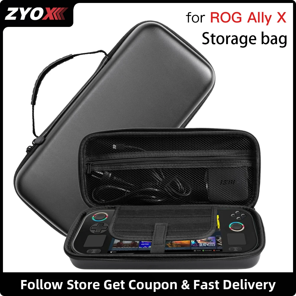 

EVA Carrying Case For Rog Ally X Shockproof Protective Travel Case Game Hard Storage Bag for Asus ROG Ally X Console Accessories