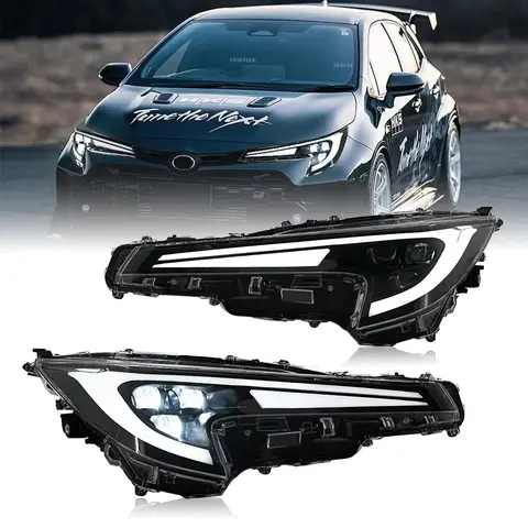 Led Headlights for 2020-2022 Toyota Corolla Hatchback SE/SE Nightshade Edition/XSE Model Universal Compatible