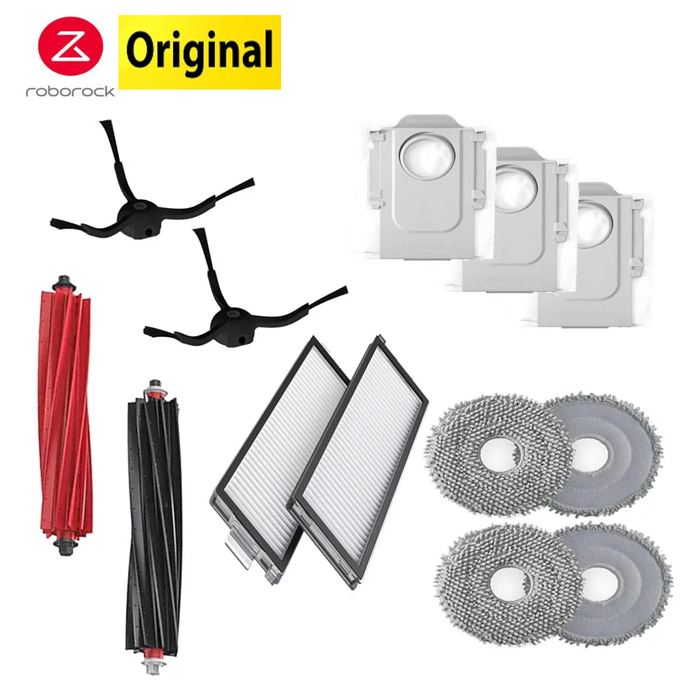 Originele Roborock Q Revo Slim Accessoire Hoofd-/Zijborstel Mop Doek Hepa Filter Stofzak voor Qrevo Master Reserveonderdelen Optioneel