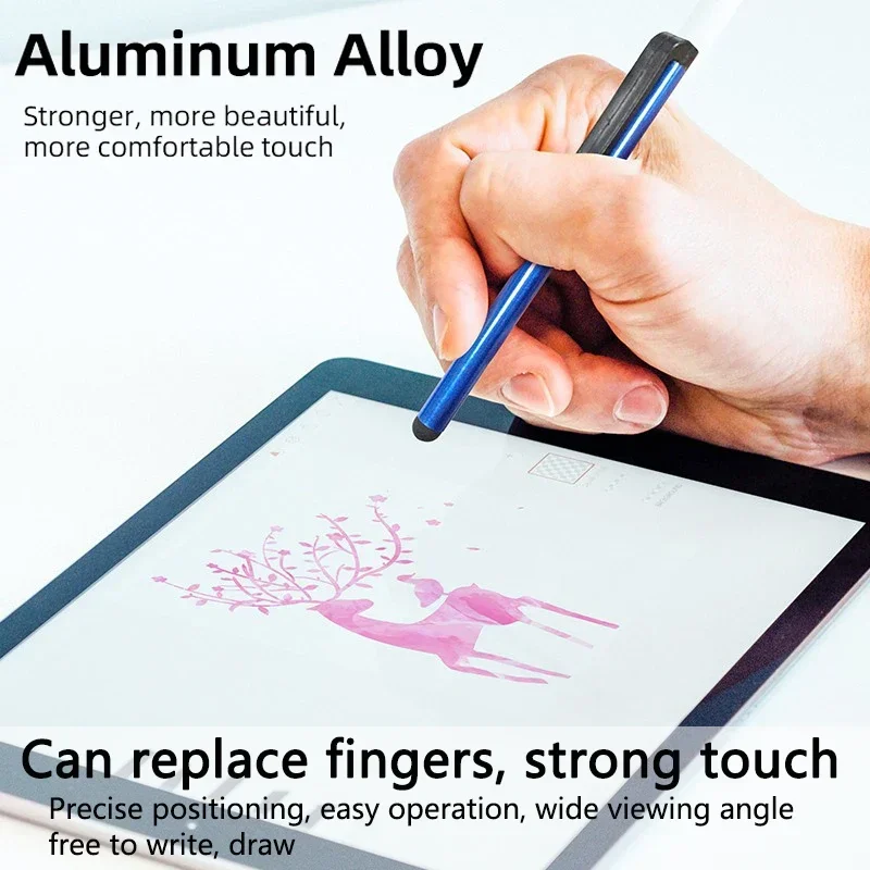 【Fast Delivery】1Pc Universal Stylus Metal Touch Pen Touch Screen Capacitive Stylus For Smart Phone Tablet Pc