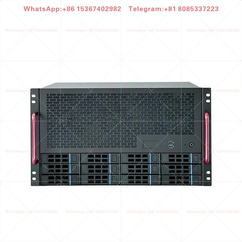 12-Bay NAS Chassis – Supports ATX Motherboard & Power Supply, 8 Full-Height Slots, Enterprise/Home QNAP Synology