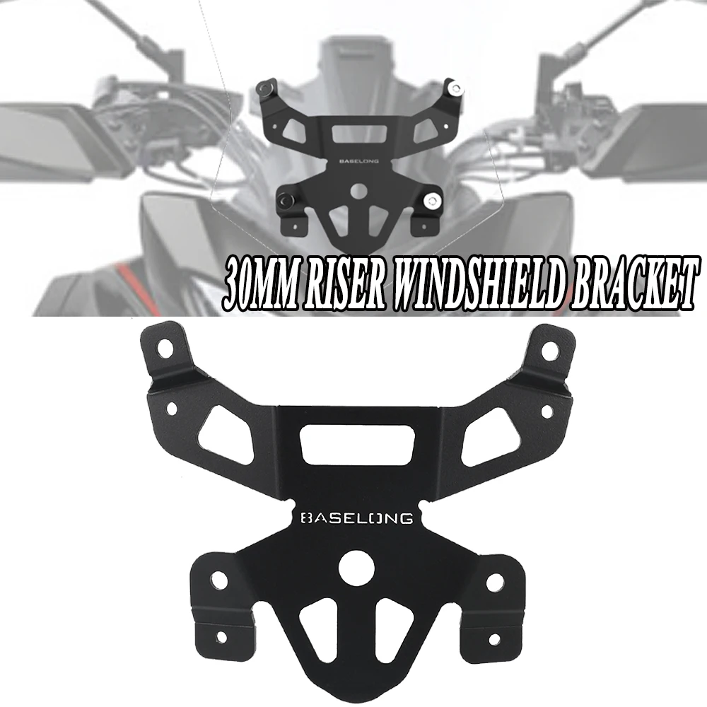 

New Accessories For Yamaha Tracer 900 GT Tracer 9 GT 30mm Riser Windshield Bracket 2025 2018-2024 Airflow Deflector Rise Support