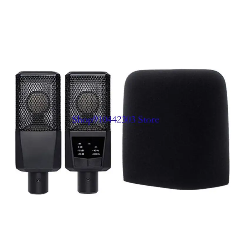 L4MD 2PCS Microfone Sponge Capa Caps microfone para o Lewitt LCT 240 249 449 450