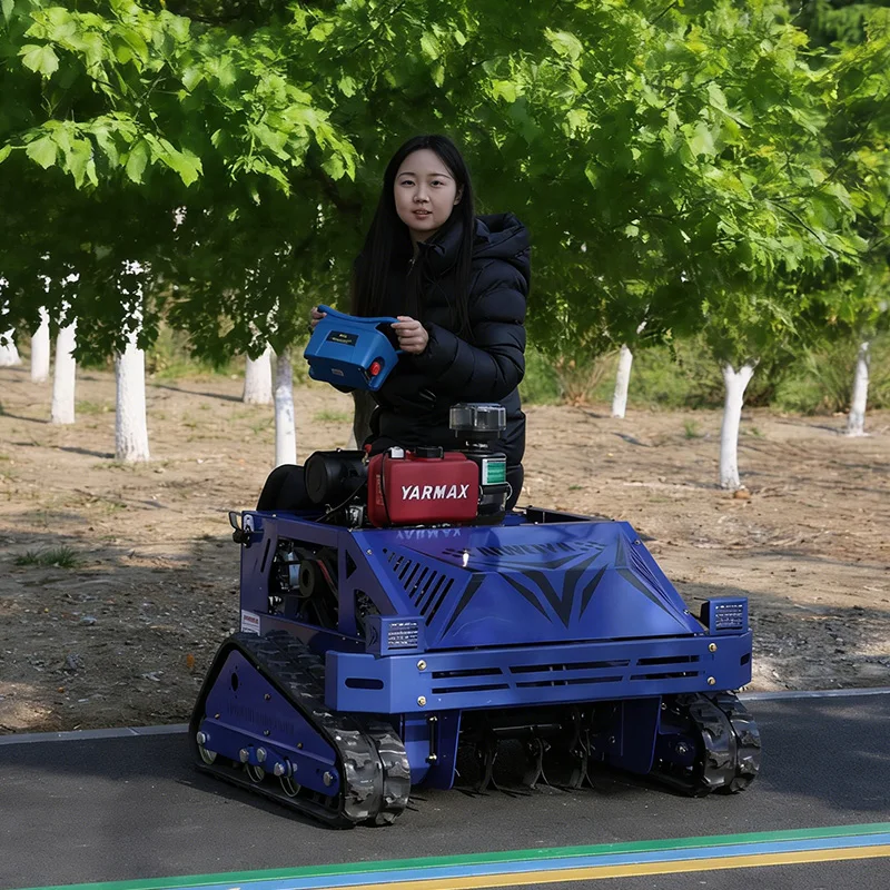 Customized New Arrival Remote Control Lawn Mower Lawn Mower Robot Self Propelled Lawn Mower For Park Grass