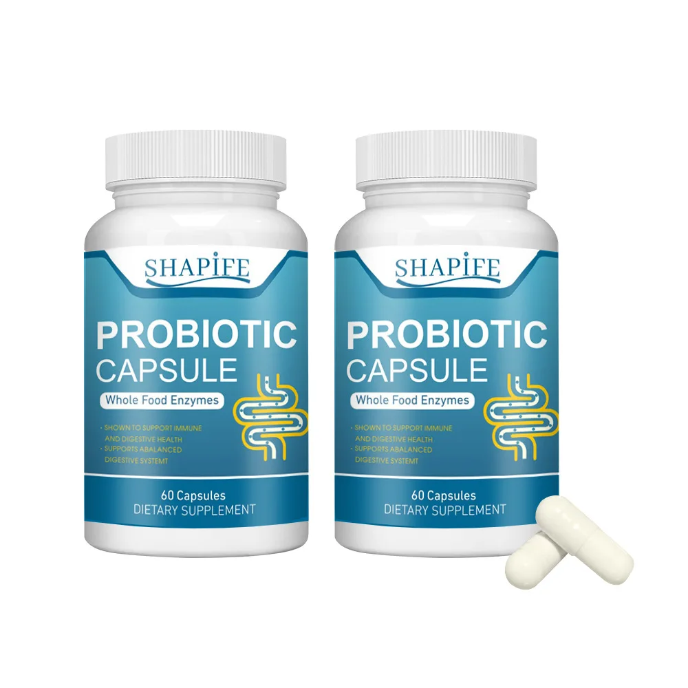 Probiotic Capsules 60 Billion Cfus Lactobacillus Acidophilus Probiotic Complex Supplement For Men And Women - Non Gmo Glute