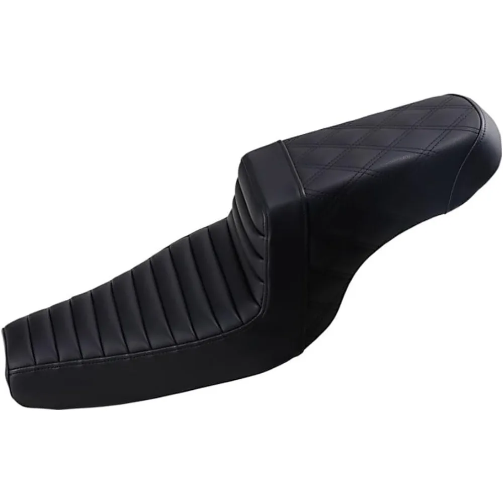 

Black Rear Lattice Stitch Tuck N Roll Seat