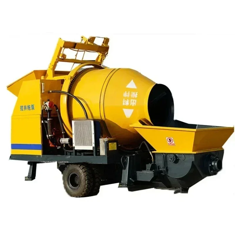 Mini Cement Mixing Truck Mobile Concrete Mixer Pump Cheap for Sale