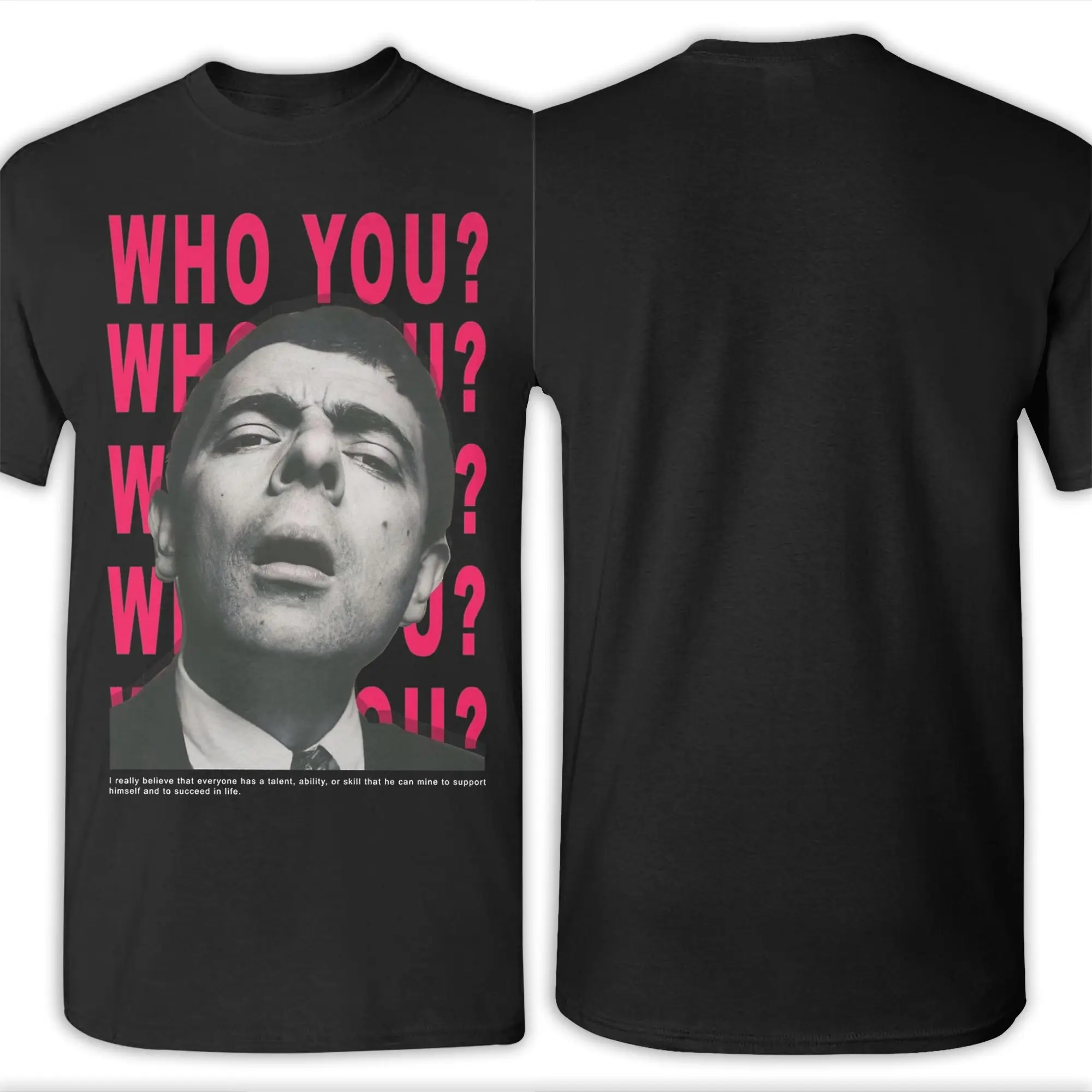 تي شيرت Mr.Bean مضحك للرجال من القطن الخالص تي شيرت مجنون برقبة دائرية تي شيرت بأكمام قصيرة ملابس جرافيك مطبوعة