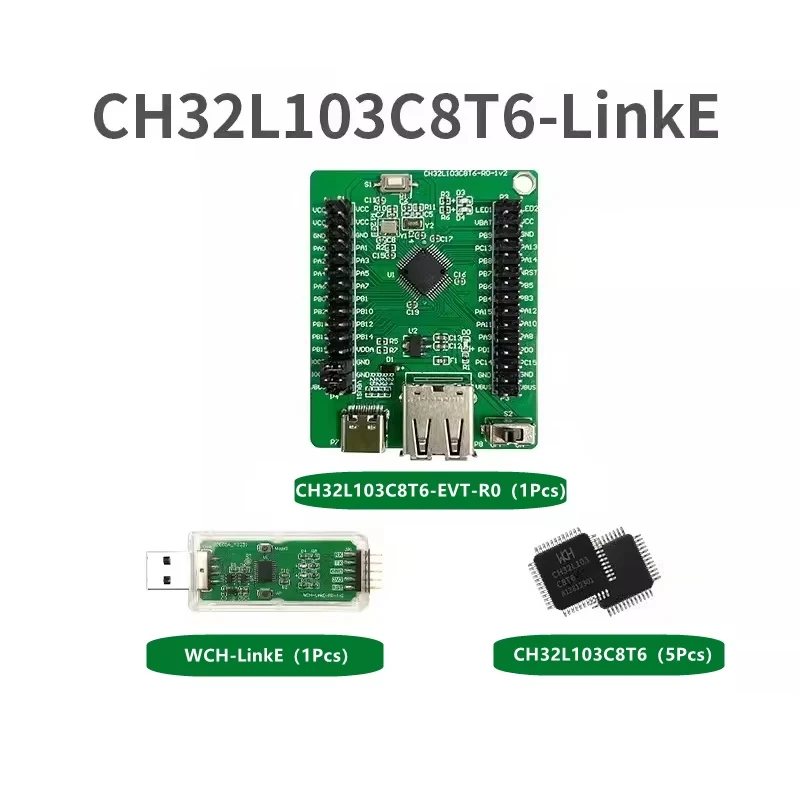 CH32L103 Development Board CH32L103C8T6 Evaluation Board PDUSB Low-Power RISC-V Microcontroller