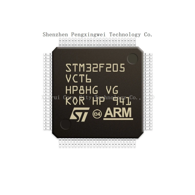 ไมโครคอนโทรลเลอร์คอนโทรลเลอร์แบบ LQFP-100 (mcu/mpu/soc) STM32F205VCT6 VCT6 STM32F STM32ของแท้ใหม่