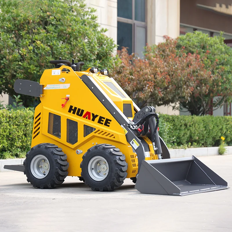 HUAYEE Mini Wheel Slip Loader Fast Delivery Customized Epa Engine Backhoe Loader Wholesale New Backhoe Loader