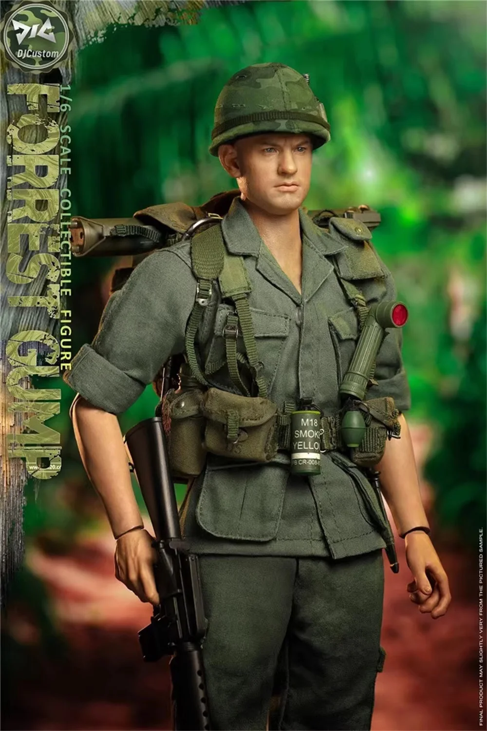 1/6 DJ-Custom DJ-16008 wwii Series Tom Hanks คนดีทหารทั้งชุดของขวัญตุ๊กตาขยับแขนขาได้ที่สามารถเคลื่อนย้ายได้สำหรับแฟนๆ