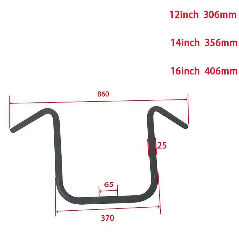 For Harley 883 1200 X48 soft tail street tyrant road weilu king car handle refitting heightening monkey turn back handle