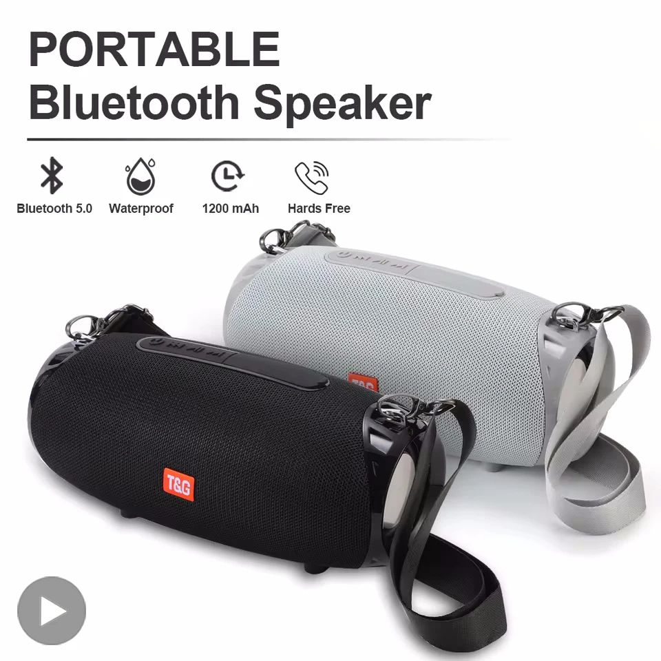 مضخم صوت سمّاعات بلوتوث راديو لاسلكي محمول FM كمبيوتر PC TV 10 واط مكبر صوت قوي باس صندوق الصوت الموسيقى الكبير Caixa De Som #1