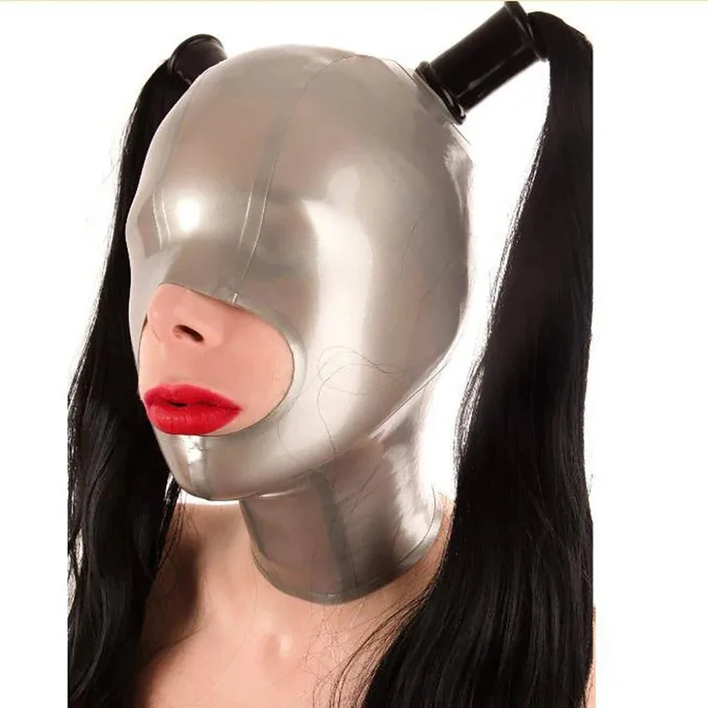 masque-en-latex-gris-pour-femme-capuche-en-caoutchouc-avec-double-queue-de-cheval-noire-bouche-menton-ouverte-au-dos-fermeture-eclair-tenue-de-club-accessoires-de-cosplay-ob-8