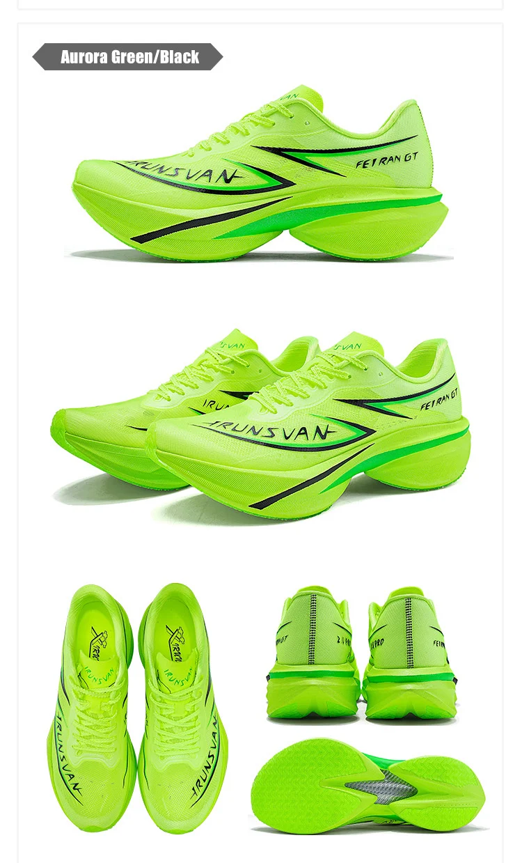 IRUNSVAN Professionelle Marathon-Carbonplatte für Herren, dämpfende Stoßdämpfung, atmungsaktiv, leicht, Laufschuh 106 – Detail 26