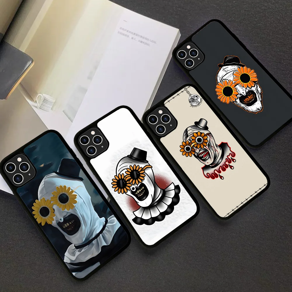 Horror Movie Terrifier Phone Case Silicone PC+TPU For For IPhone 11 12 13 14 15 16 Plus Pro Max Cover