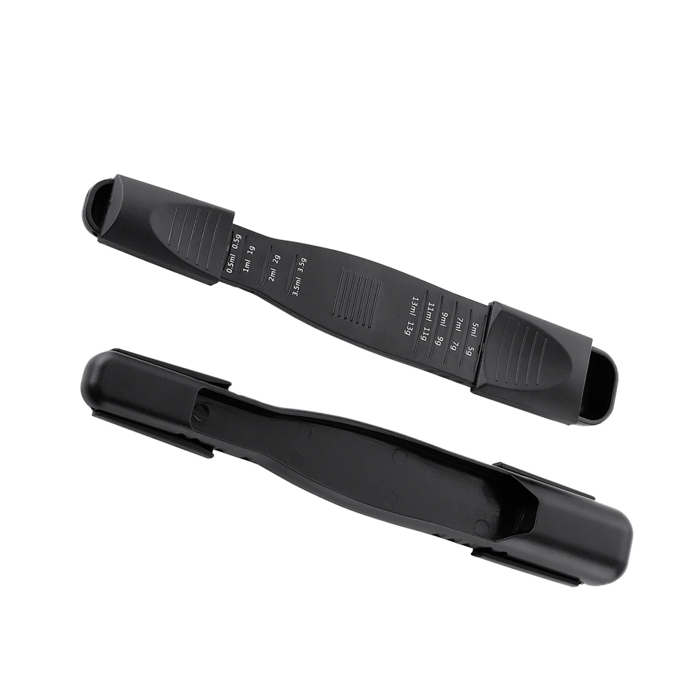 

2 pcs Double Ends Adjustable Measuring Spoons Multifunctional Metering Spoons With Scales Kitchen Home Baking Tea Coffee