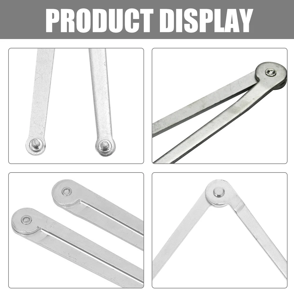 

Adjustable Grinder Spanner Durable Thick Steel Locking Pin Multi-Model Replacement Tool Maintenance Disassembly Angle Tool