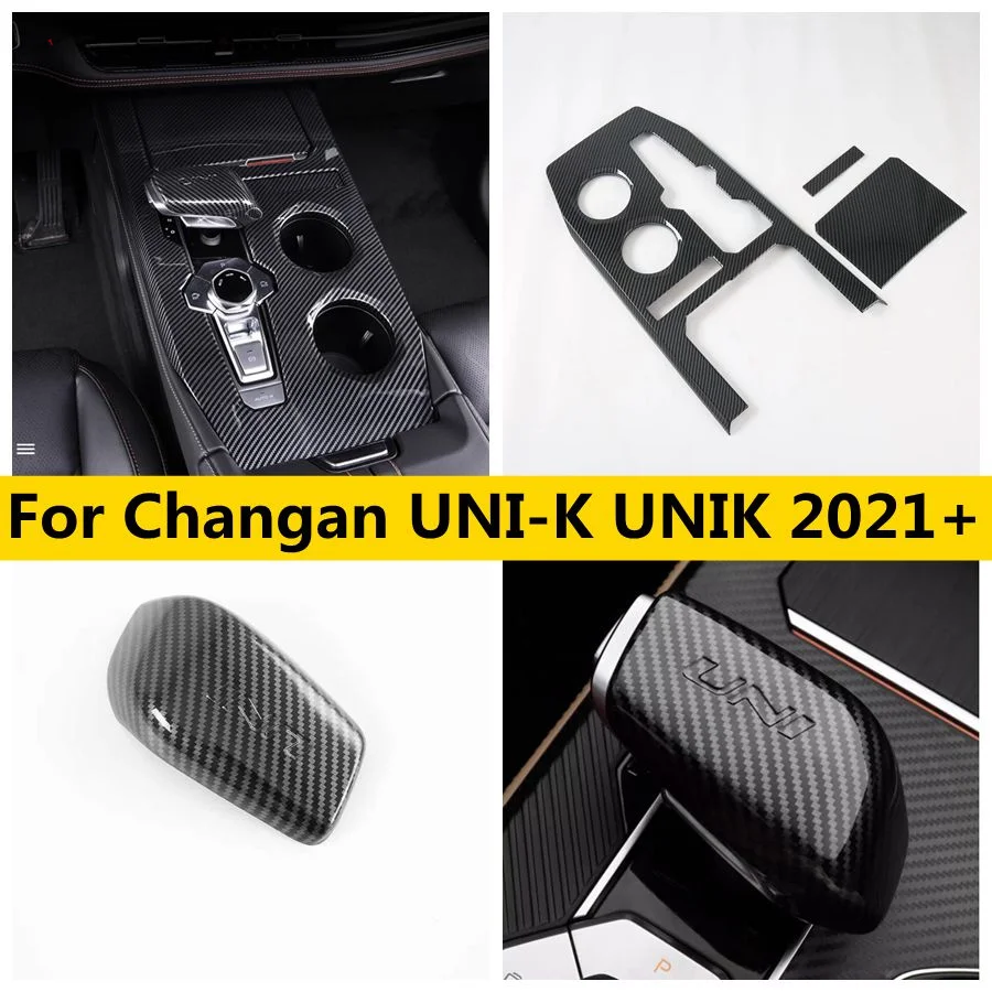 

Center Control Shifter Box Decor Panel Transmission Gear Head Handle Knob Cover For Changan UNI-K UNIK 2021 - 2023 Accessories