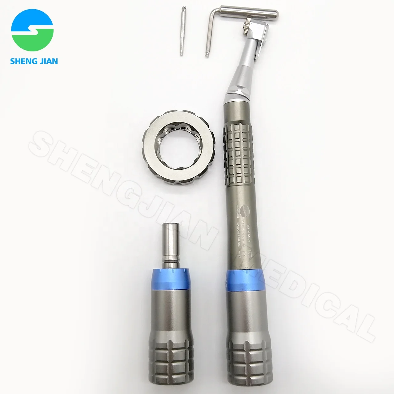 LXG215 SHENGJIAN Dental imp lant Torsion Handpiece Dental Unit 20/35 N Cm Contra Dentist Student Handpiece Kits