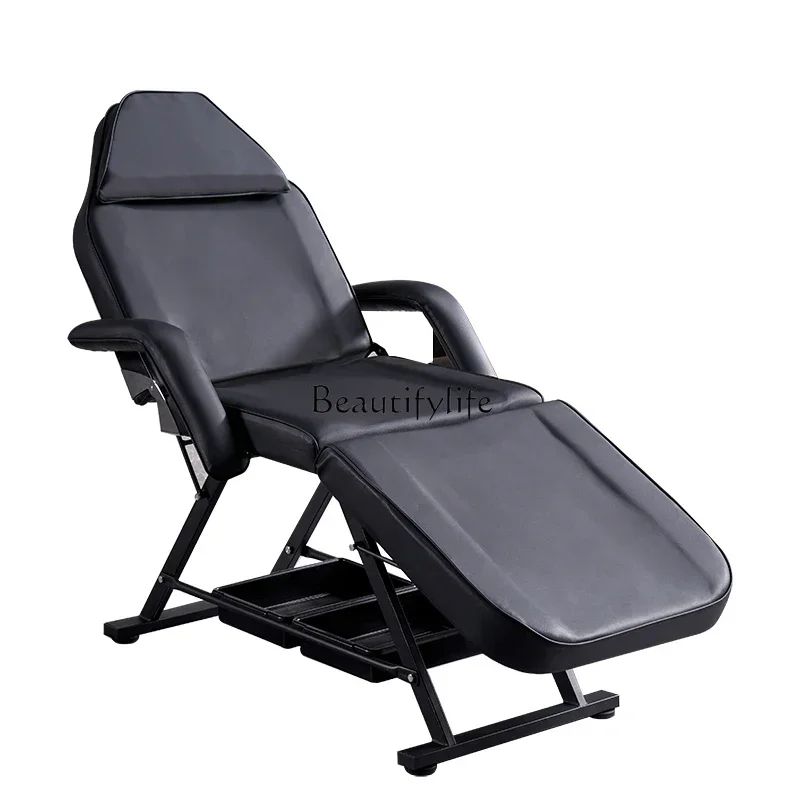 

lx29Multifunctional Recliner Tattoo Embroidery Beauty Massage Foldable Lifting Special Eyebrow Tattoo Eyelash Bed